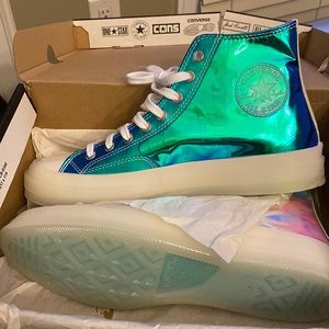 🎉🎉Rare out of stock Converse 7 Iridescent Chuck Taylor 8.5m 10.5W New